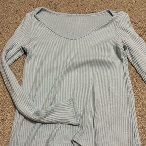 American Eagle Light Blue Sweater Shirt